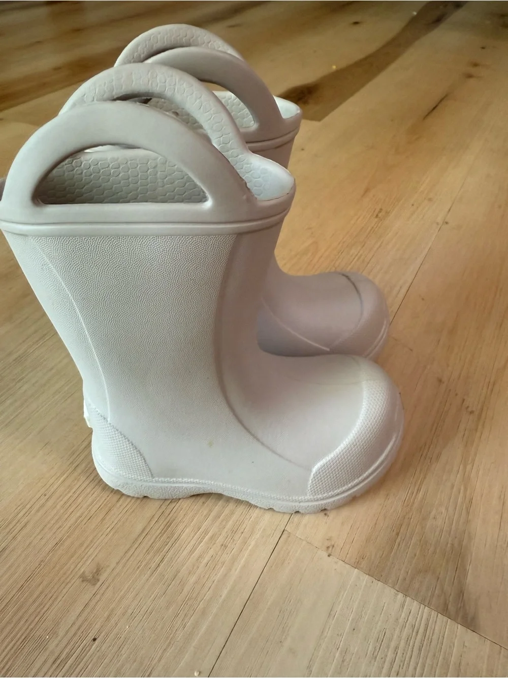 BearPaw Cream Kids' Waterproof Pull-On Boots